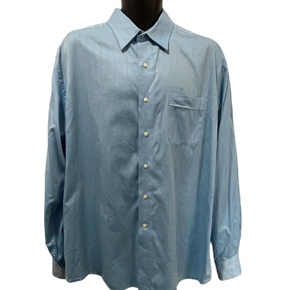 Tommy Bahama Other - Tommy Bahama Men’s Long Sleeve Button Up Dress Shirt Light Blue Size‎ 17 36 / 37